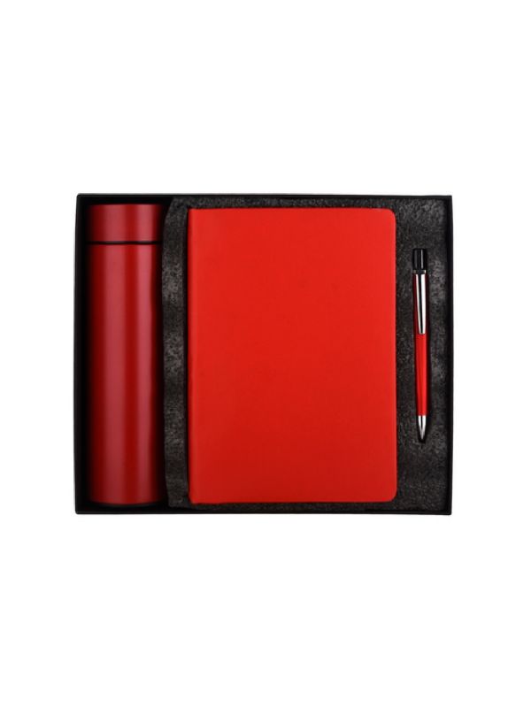 red 3in1 business gift set