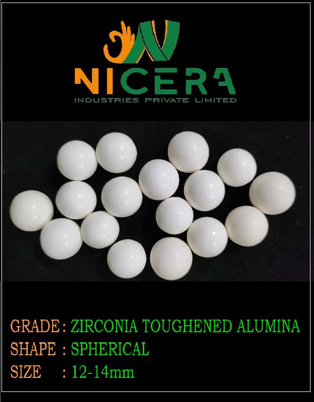 12-14mm Zirconia Toughened Alumina Media