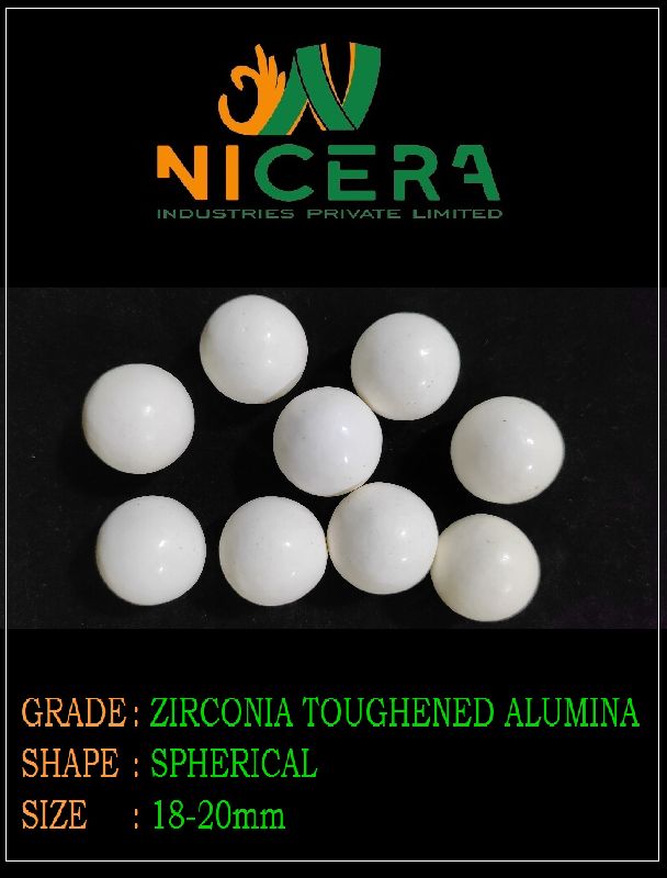 18-20mm Zirconia Toughened Alumina Media