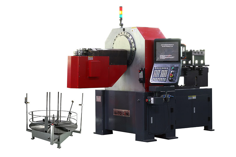Red Fully Automatic 2000-4000kg cnc wire bending machine