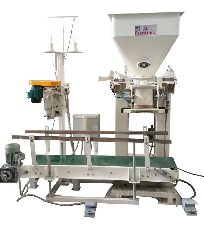 Customised Polished Metal Open Mouth Bagging Machine, for Storage Use