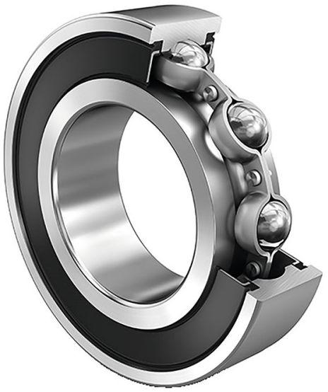 Round Metal Coated Deep Groove Ball Bearing, for Conveyor System, Color : Silver