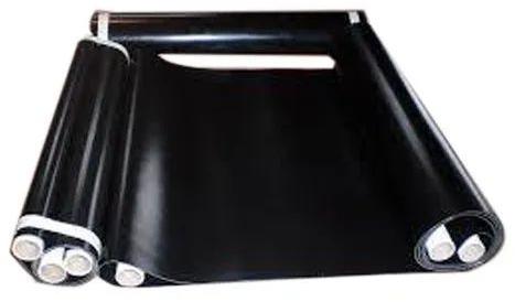 Plain PVC Fusing Press Conveyor Belt, Color : Black