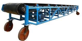 Polished Metal PVC Portable Belt Conveyor, Specialities : Vibration Free, Unbreakable, Scratch Proof