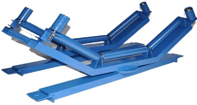 Polished Metal Self Aligning Carrying Idler, for Conveyor, Feature : Durable, Fine Finished, High Quality