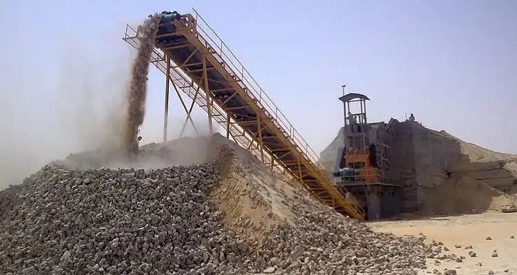 Electric Fully Automatic Stone Crusher Belt Conveyor, for Chemical Industry, Coal Mining, Construction