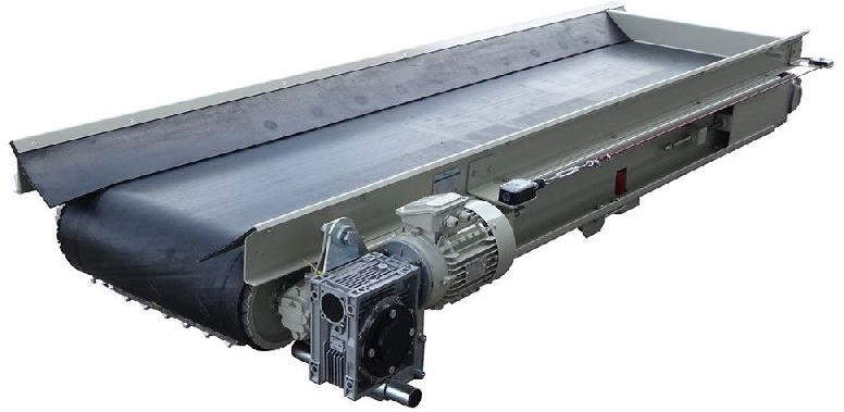 Polished Electric Metal PVC Trough Belt Conveyor, Specialities : Vibration Free, Unbreakable, Scratch Proof