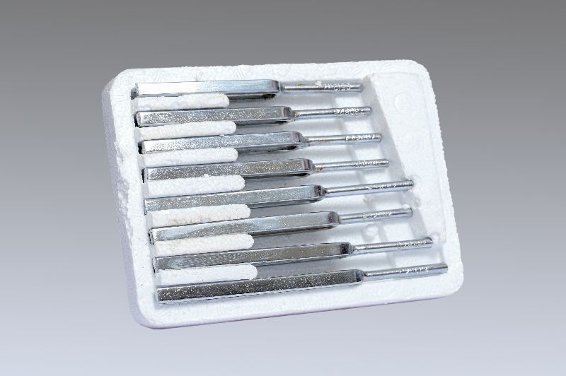 Polished Steel TUNING FORK PIE, for Hospital, Laboratory, School, Packaging Type : Box