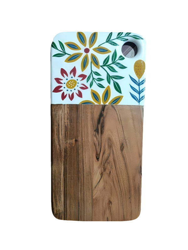 Rectangular 3500mm×1700mm Wooden Chopping Board Hand Painted, For Kitchen, Color Brown at Rs