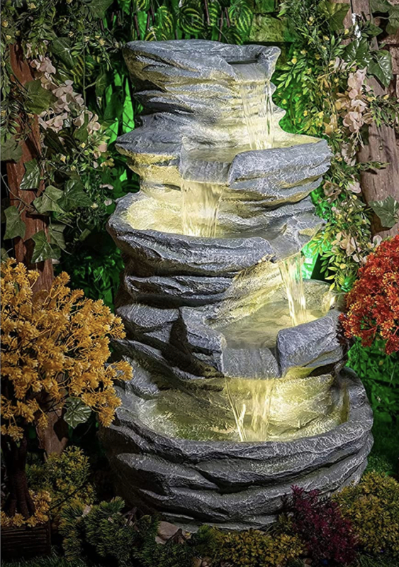 Fiber LED Garden water fountains, for Indoor, Specialities Bright