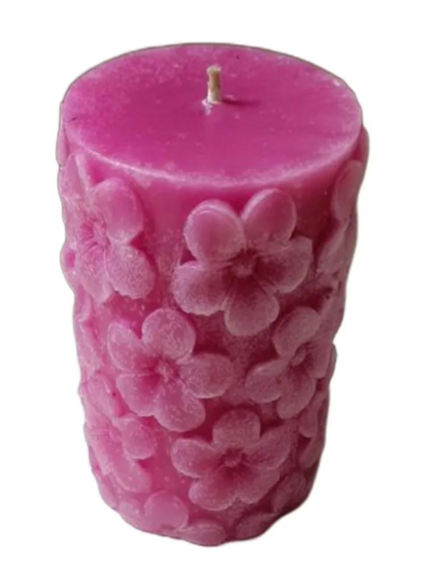 Glossy Wax Flower Scented Candles, for Fine Finished, Stylish Design