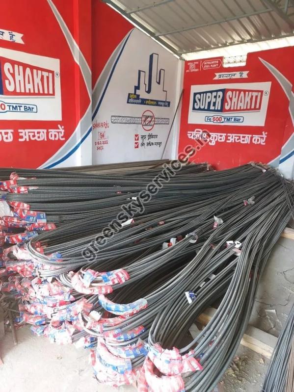 Round 10mm Super Shakti TMT Bar, for Construction, Grade Fe 550