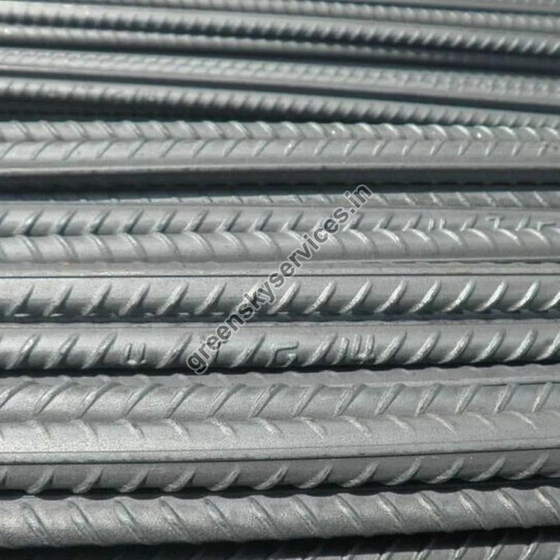 28mm Shyam Steel TMT Bar, for Construction, Shape Round Green Sky