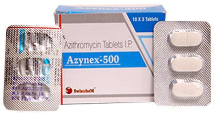 Azisign Azithromycin 500 Mg Tablets, Packaging Type : Box