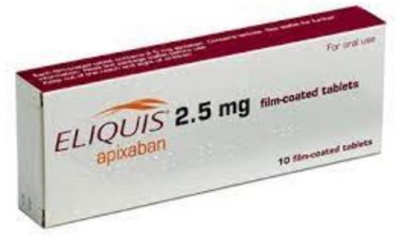 2.5mg eliquis 2.5 mg, Packaging Type : 10 Tablets