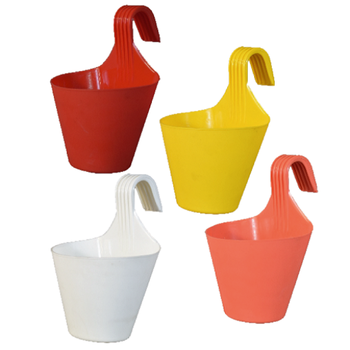 HDPE Non Polished Plastic Hanging Pot, for Outdoor Use Indoor Use ...