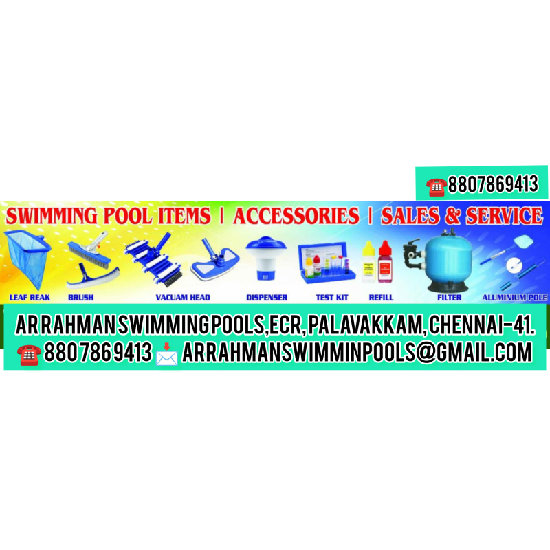 Swimming Pool Accessories & Glass Mosaic Supplier Ar Rahman Swimming