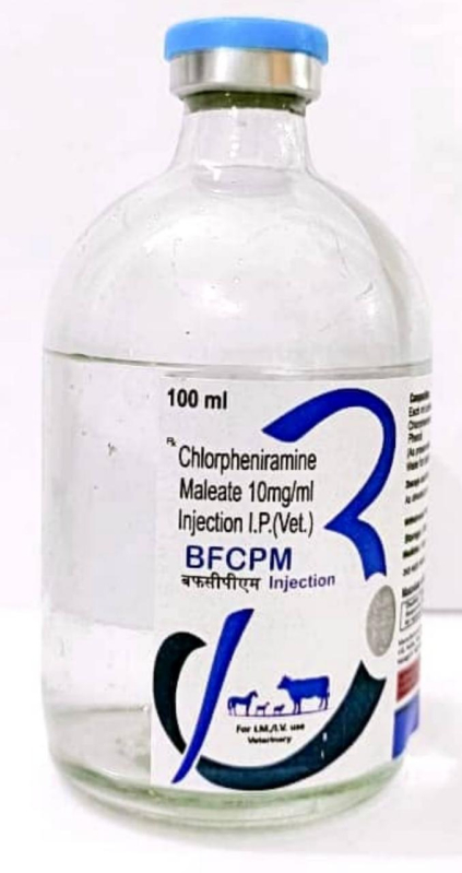 BFCPM 10mg chlorpheniramine maleate injection, Packaging Type : Glass