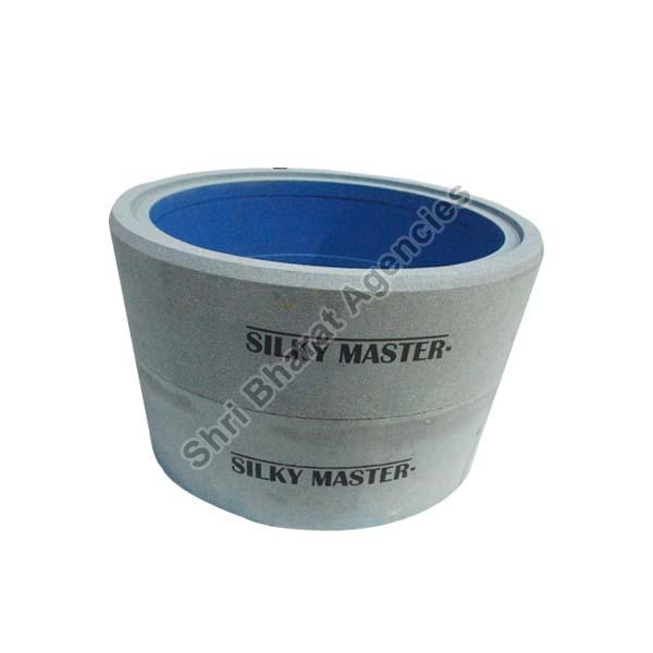 Round Silky Master Abrasive Stone, Color : Grey