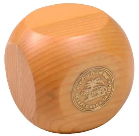 Wooden Dice Paper Weight, Size : 6x6inch