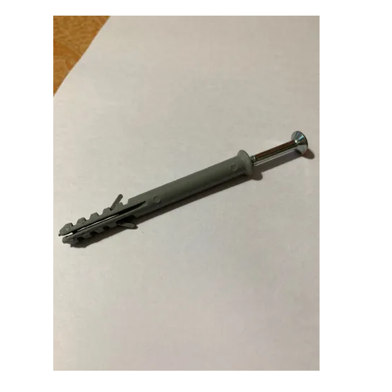 Nylon (wall Plug Material) Anchor Fastener, Size 8*80 Mm, Packaging