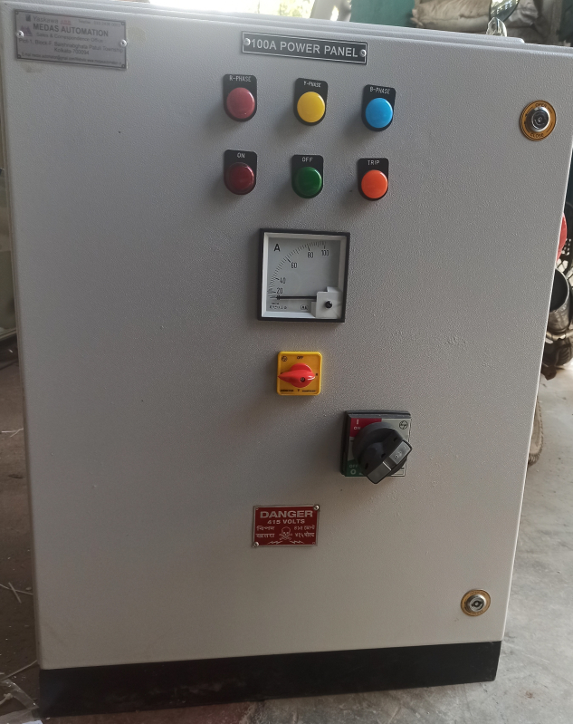 Automatic 100A Power Panel, for Industrial Use, Certification : ISI ...