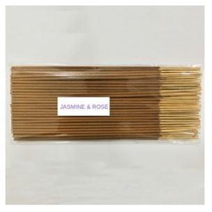 Brown Bamboo Wood Jasmine Rose Incense Sticks, For Aromatic, Feature : Eco-friendly