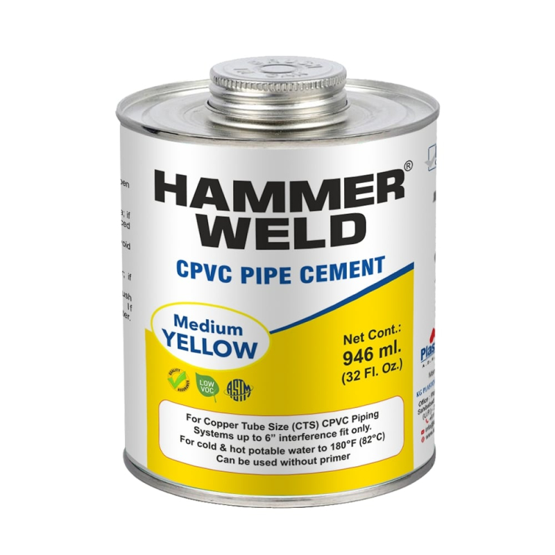 HammerWeld CPVC Pipe Cement, Feature High Quality, Long Shelf Life