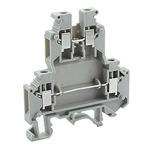 Copper Double Level Terminal Blocks, for Industrial, Voltage : 220V ...