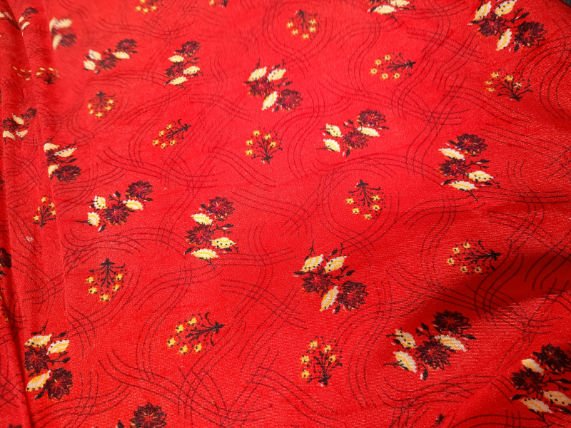 Print Velvet Fabric