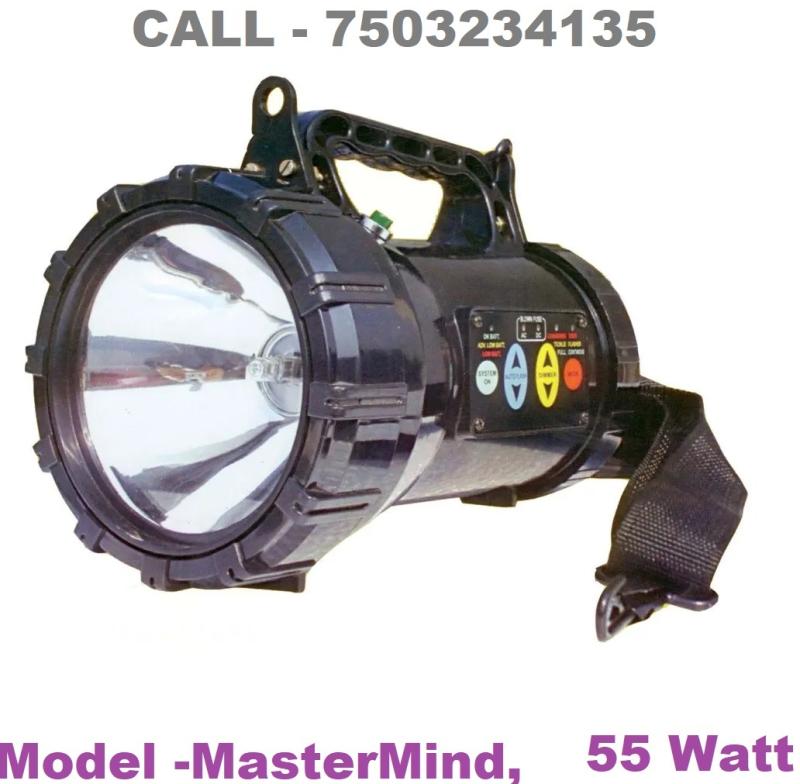 Ultrashine Black Round Inbuilt 10-50w Abs Plastic Halogen Searchlights, For Industrial, Certification : Ce