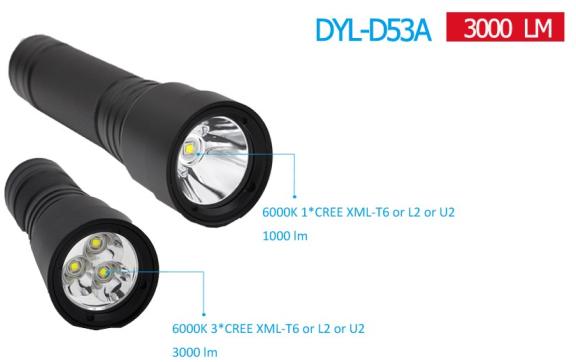 LED Under Water Diving Torch