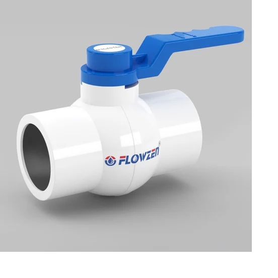 White High Pressure Plastic Pvc Ball Valve, Size 15mm To 100mm at Rs