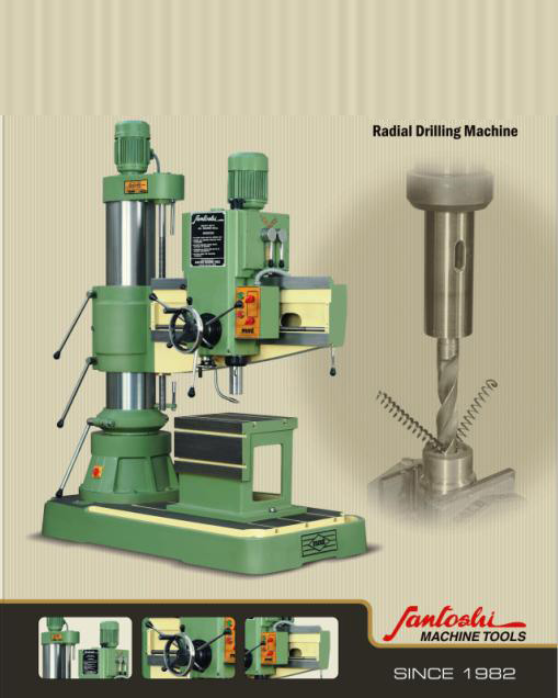 2600 to 4000 Kg. geared radial drill machine, Color : Apple Green