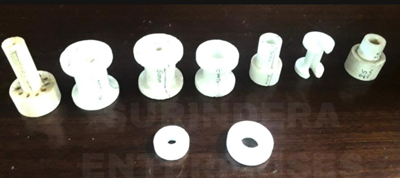 High alumina ceramic bush/spacers/bobbins