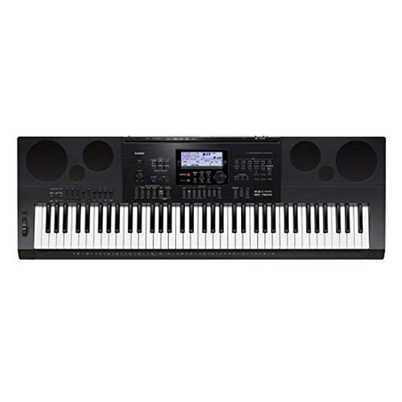 Casio WK7600 76Key Workstation Keyboard with Power Supply and Piano