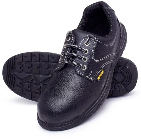 Emperor Black Leather Safety Shoes