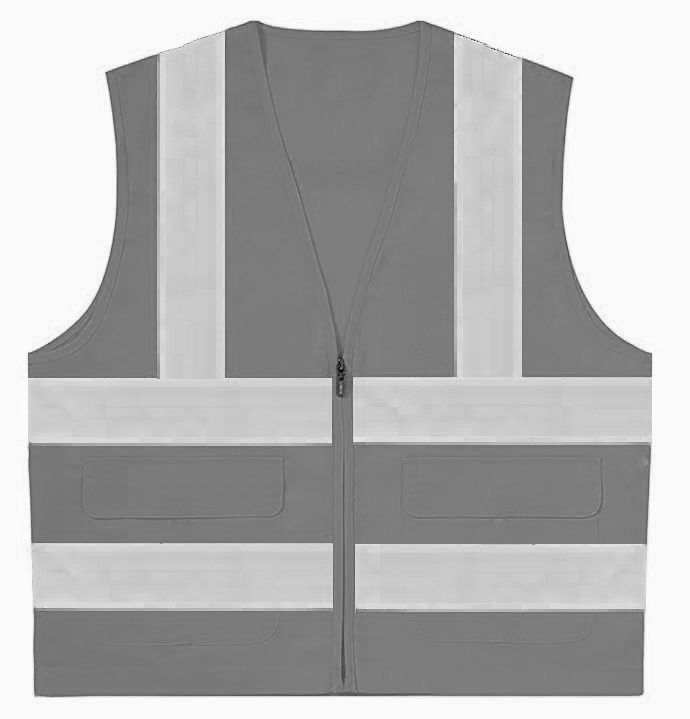 Zipper Sleeveless Workwear Safety Jacket, Gender : Male, Color ...