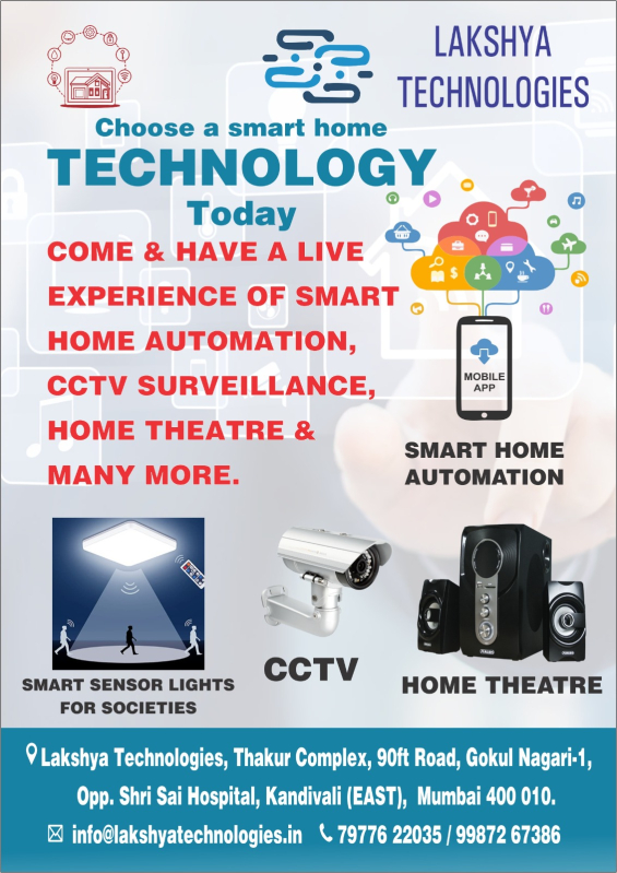 smart home & smart sensors Service Provider | Lakshya technologies, Mumbai