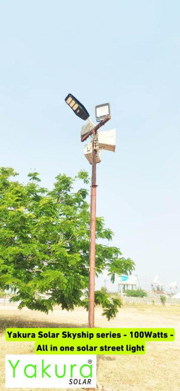 Yakura Solar 100watts All In One Solar Street Light At Rs 4200 In Tiruchirappalli 4559