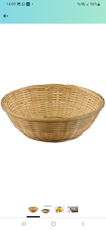 Brown bamboo baskets, for Fruit Market, Home, Kitchen, Technics : Machine Made