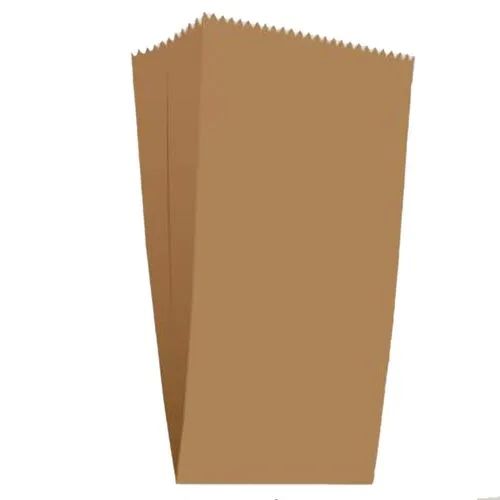 Brown V Bottom Paper Pouch For Food Industry Pattern Plain At Rs Piece In Bangalore