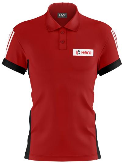 Hero Employee With Logo Uniform Tshirt