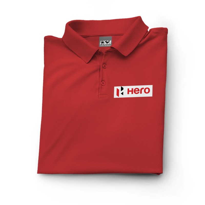 Hero Employee With Logo Uniform Tshirt