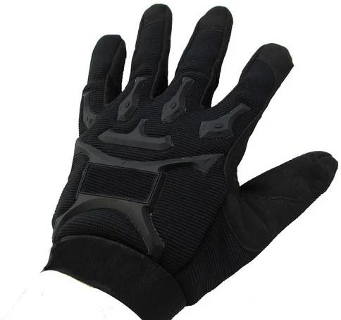 Plain safety gloves, Color : Black