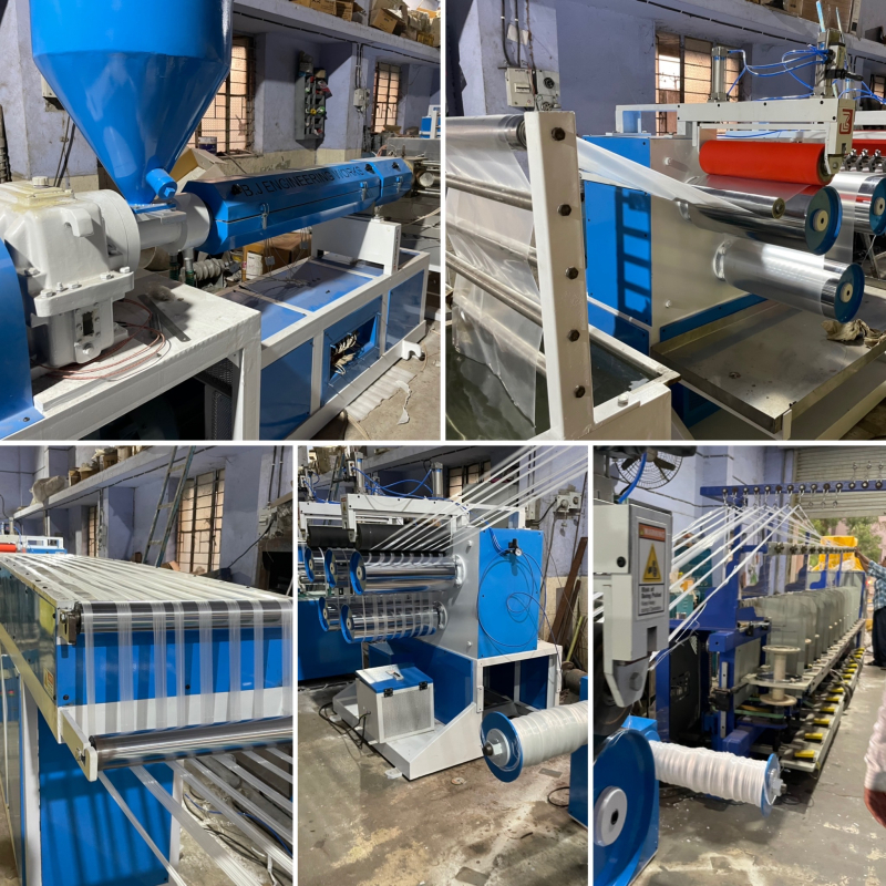 Polished Electric Plastic Twine Making Machine, Packaging Type Wooden