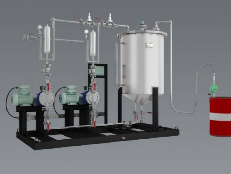 Semi-Automatic Additive Dosing Skid, Feature : Fine Finished, Good ...