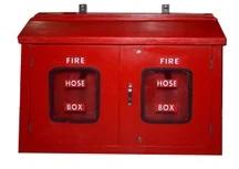 Frp Fire Hose Box, Color : Red