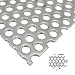 Stainless Steel Heavy Perforated Sheet