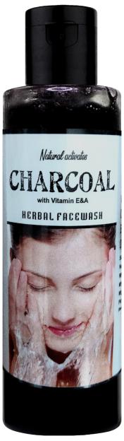 Herbal Charcoal Face Wash, For All, Features : Natural Facewash